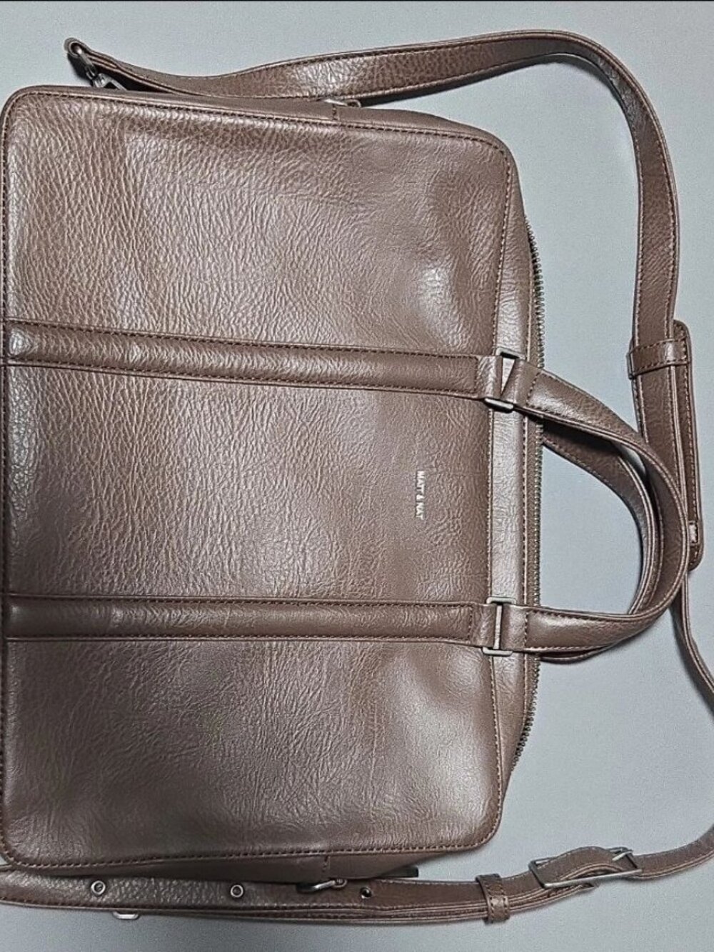 Matt & Nat Brown Men’s Briefcase Document Bag - Picture 2 of 5